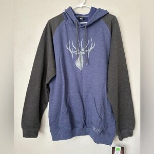 King’s Camo Blue and Gray Hoodie